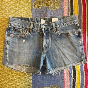 Lucky Brand Dungarees denim cutoff shorts